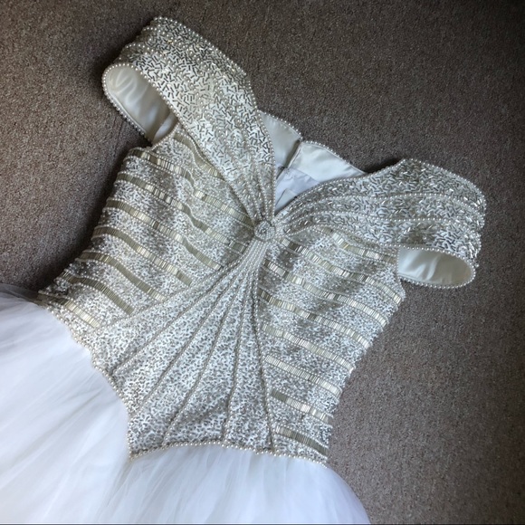 BEADED BALL GOWN - Picture 3 of 9